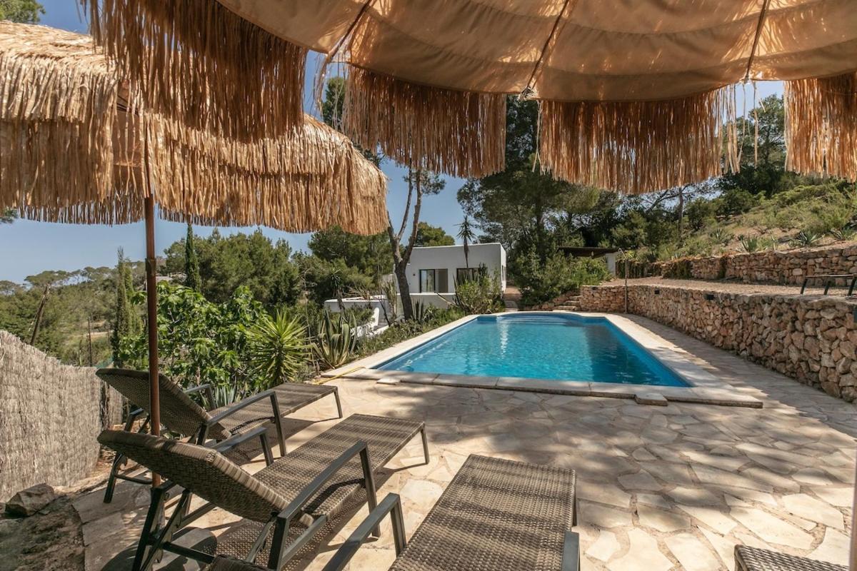 Sunset Villa With Pool And Seaview Cala Tarida  Exterior photo